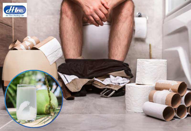 Bị tiêu chảy uống nước dừa được không​? 