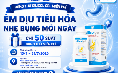 Dùng thử Silicol Gel miễn phí – Êm dịu tiêu hóa, nhẹ bụng mỗi ngày