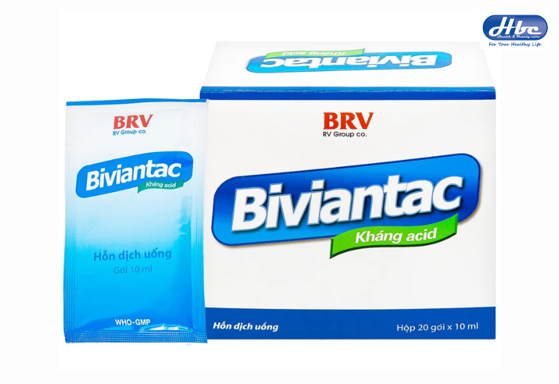 Hỗn dịch uống Biviantac BRV điều trị ăn không tiêu, đầy hơi 