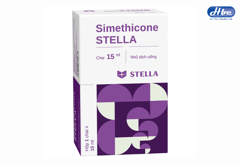 Nhũ dịch uống Simethicon Stella giảm đầy hơi, khó chịu ở bụng