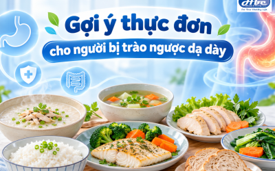 Gợi ý thực đơn cho người bị trào ngược dạ dày​ trong 7 ngày